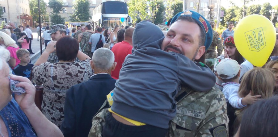 Черкаські бійці повернулися з війни