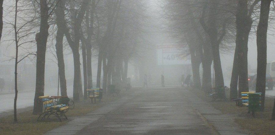Черкаси накрив туман
