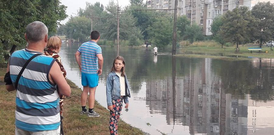 Були підтоплені ділянки розташовані в низинах – ПЗР, район «Д» та Митниця.