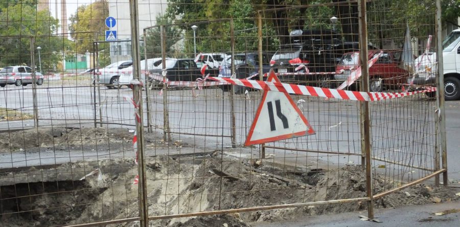 По вулиці Дашкевича тривають ремонтні роботи