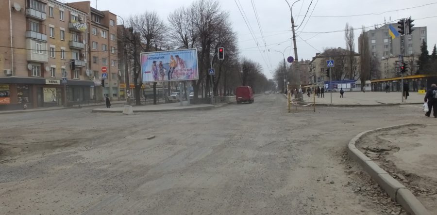 У центрі Черкас утворилась справжня «пилова буря»