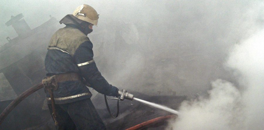 У Черкасах на Замковій горів «жигуль»