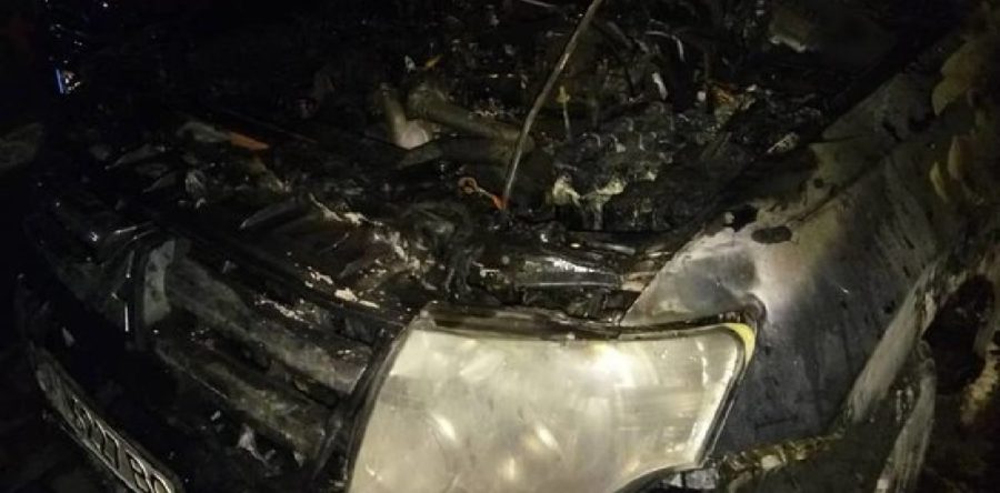 У Черкасах згоріла автівка депутата міськради