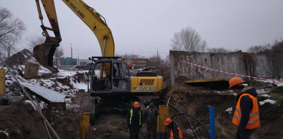 У Черкасах триває реконструкція головного каналізаційного колектора