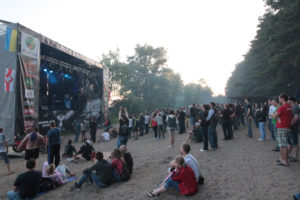 Міжнародний фестиваль Тарасова гора 2016. Головна сцена на березі Дніпра