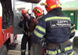 Рятувальники провели тактико спеціальні навчання на території одного із готелів Черкас