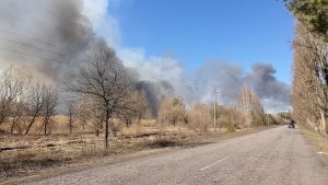 Липівський орнітологічний заказник, пожежа,