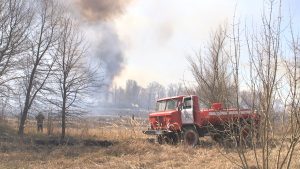 Липівський орнітологічний заказник, пожежа,
