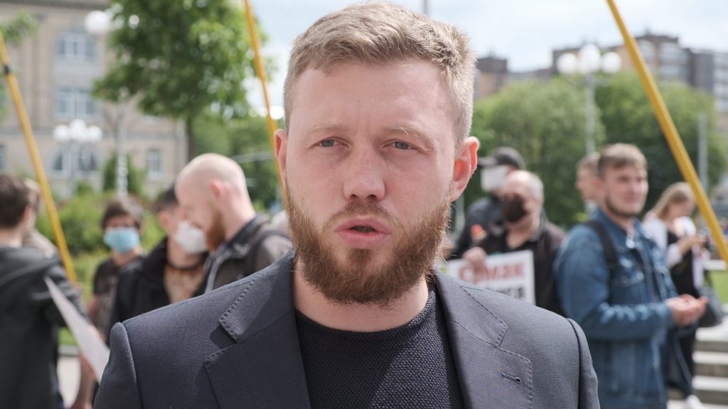 Дмитро Кухарчук, акція протесту, національний корпус