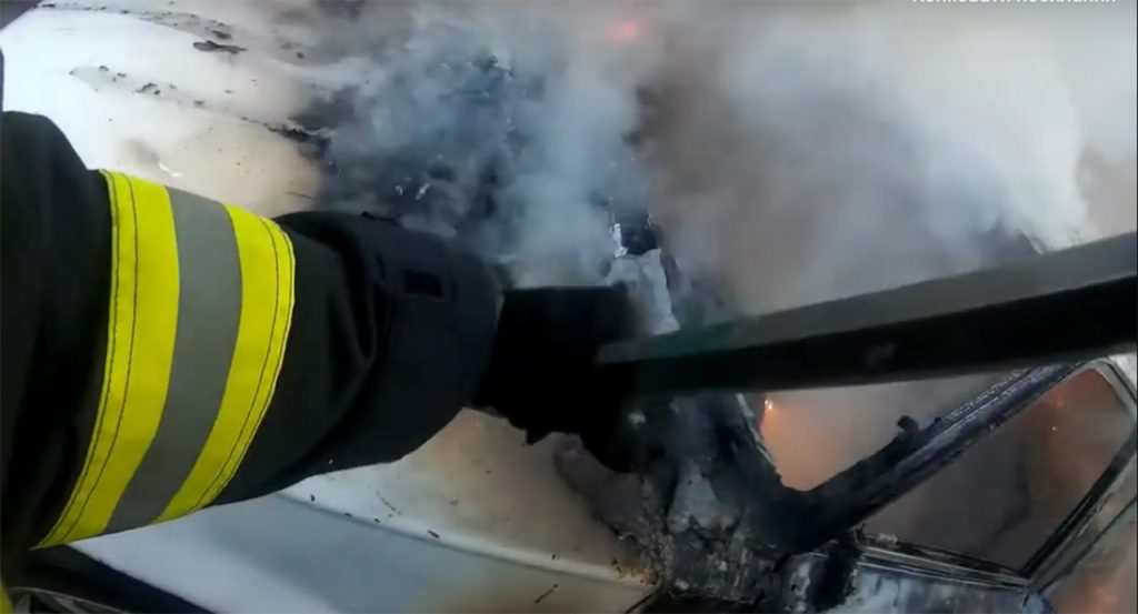 у місті Черкаси по вулиці вул. 30 років Перемоги під час руху виникла пожежа автомобіля «ВАЗ 2101».