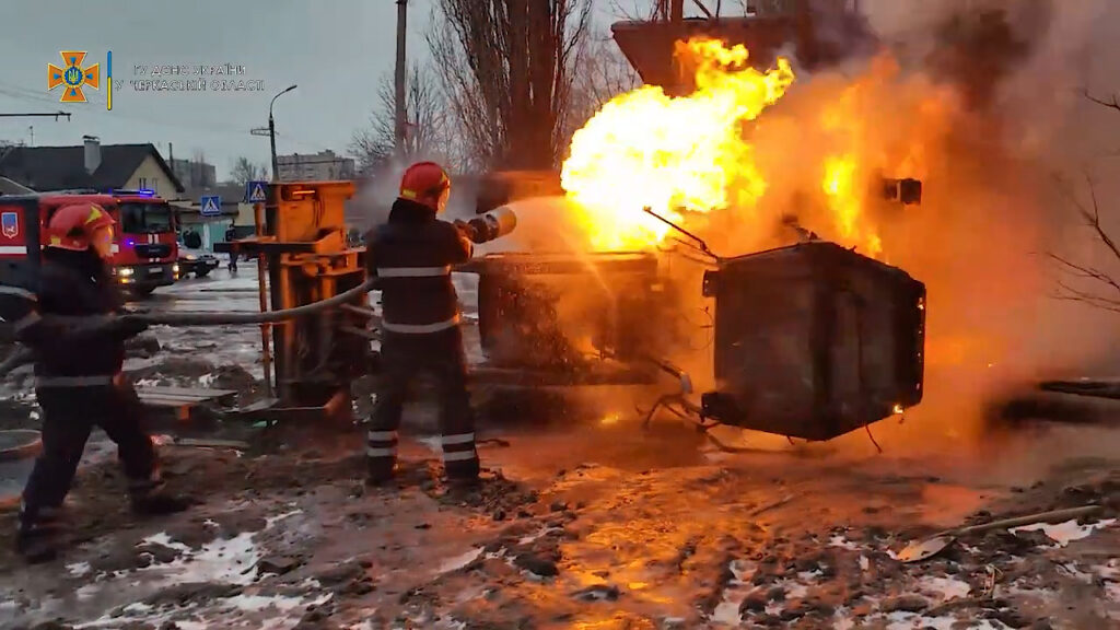 горів трактор