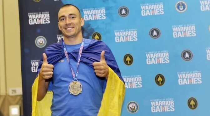 Артем Лукашук виборов «срібло» на Warrior Games 2022 у США