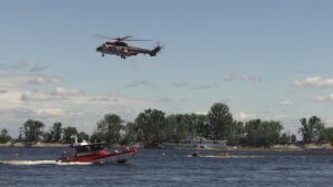 У Черкасах відбулися масштабні тренування сил і засобів, залучених до порятунку людей на воді