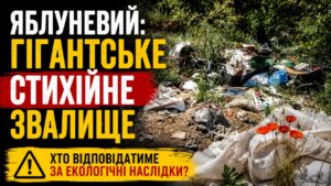 Занедбана територія колишніх очисних споруд ЗХВ у мікрорайоні Яблуневий перетворилася на масштабне стихійне звалище