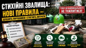 За стихійне звалище доведеться заплатити: із 11 липня 2026 року в Україні діє новий порядок, який передбачає не лише ліквідацію стихійних сміттєзвалищ, а й пошук тих, хто їх створює