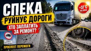 Спека цього літа випробовує на міцність не лише людей, а й дороги Черкас